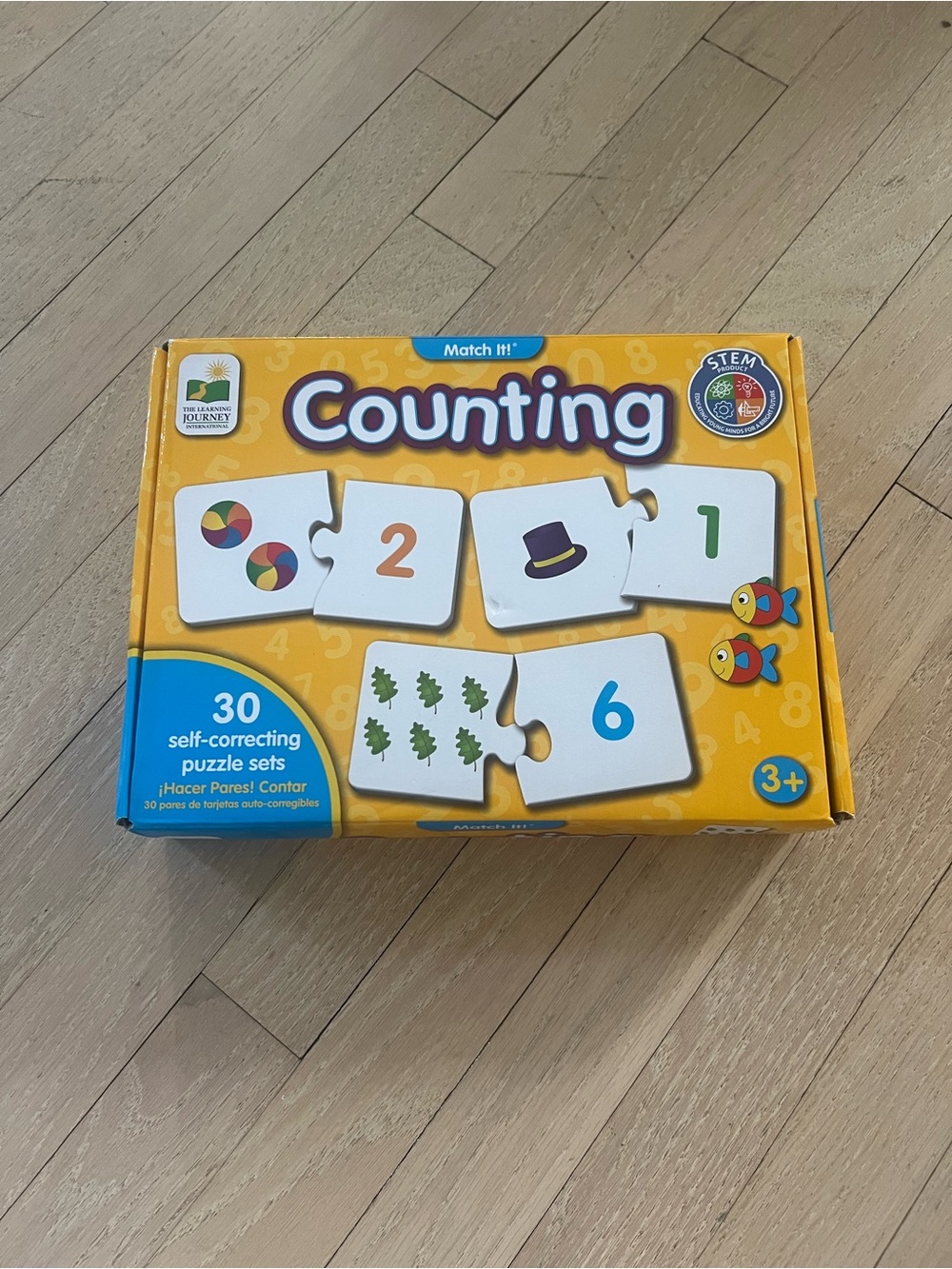 Counting Puzzle Set for Early Learners - Yellow